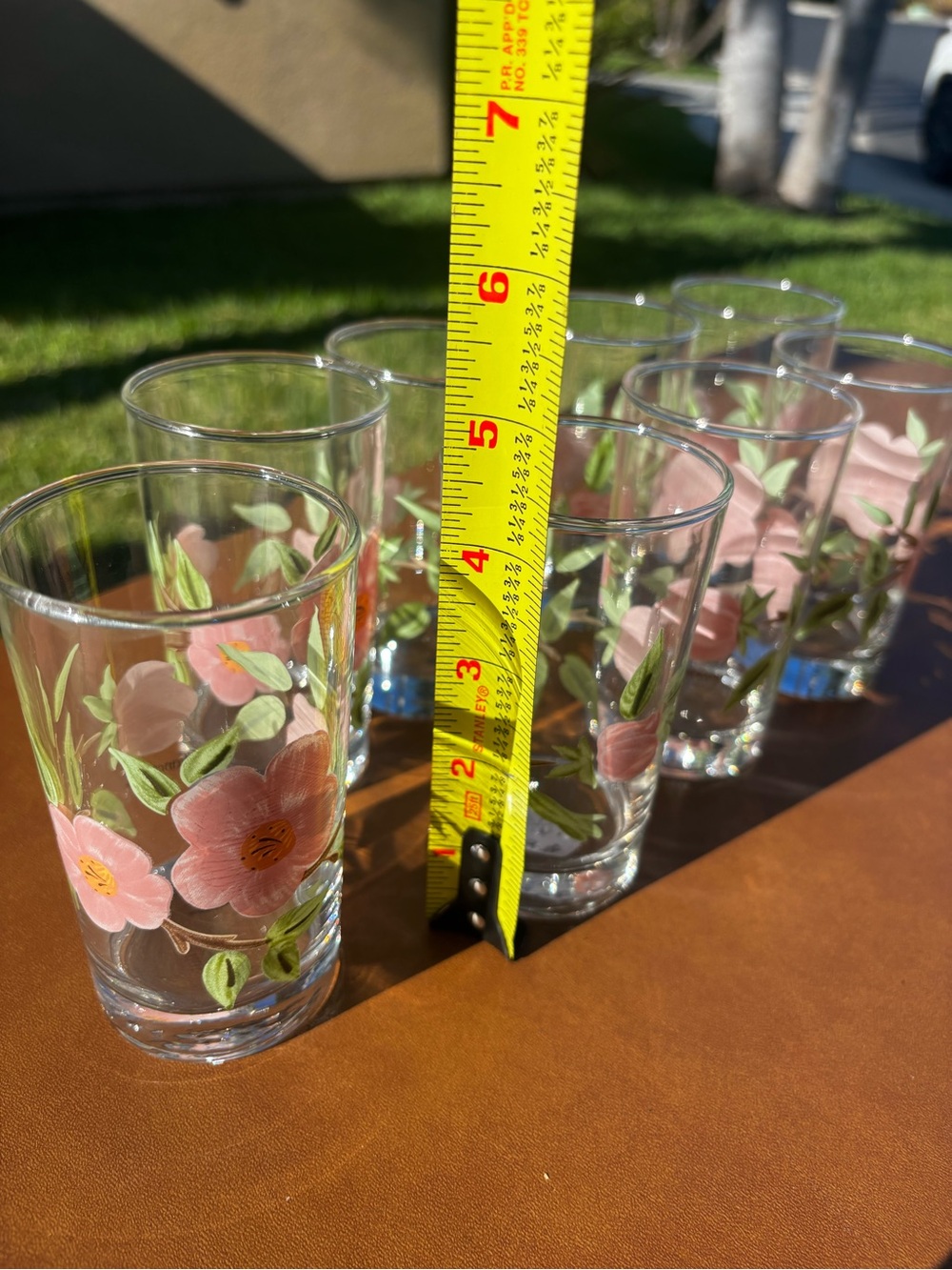 Franciscan Desert Rose Juice Glasses (8) - Picture 5 of 6